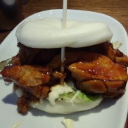 Gigantic teriyaki chicken bao bun for $6.20 - Little bit difficult to eat as I only had chopsticks (I should've asked for knife) but it's soooooo good, must try entree!!!